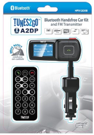 Bluetooth Handsfree Car Kit / FM Transmitter /Charger 5V/1A - Sondpex HFM-1205B