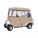 Classic 72472 Fairway Deluxe 4-Sided Passenger Golf Car Enclosure, Sand