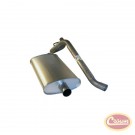 Muffler & Tailpipe (Oval Style) - Crown# 52019138