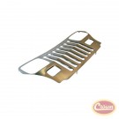 Stainless Steel Grille Overlay - Crown# RT34044