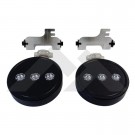 LED Fog Lamp & Harness Set (2) w/ H16 Connector - Crown# RT28036