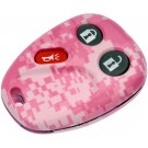 New Keyless Remote Case Replacement Pink Digital Camoflage - Dorman 13618PKC