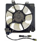Right A/C Condenser Radiator Fan Assm. (Dorman 620-006) w/ Shroud, Motor & Blade